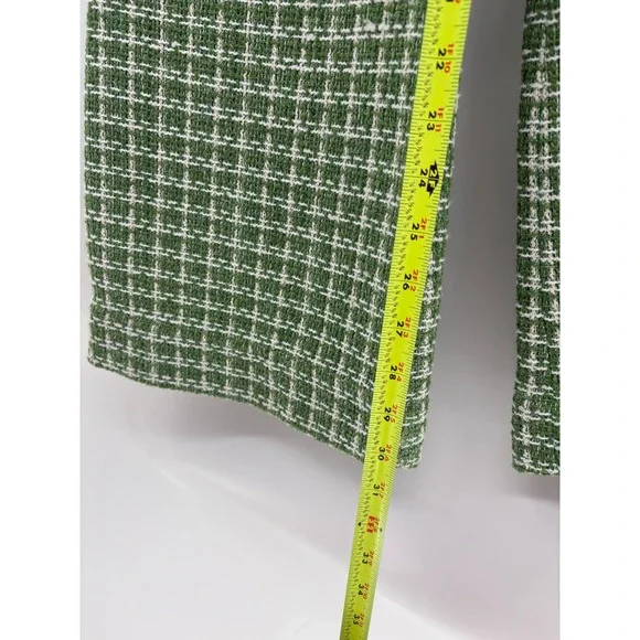 Green Checkered Women's Trousers - Picture 10 of 16